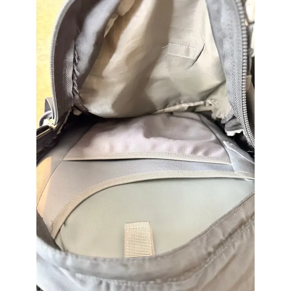 The North Face Recon Backpack Black Gray Laptop School Hiking Travel Bag